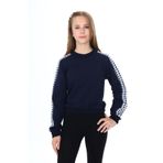 Toontoy Kız Çocuk Baskılı Sweatshirt Lacivert 13-14 YAŞ