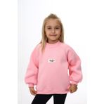 Toontoy Kız Çocuk Baskılı Sweatshirt Pembe 6 YAŞ