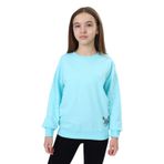 Toontoy Kız Çocuk Baskılı Sweatshirt Su Yeşili