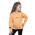 Toontoy Kız Çocuk Baskılı Sweatshirt Turuncu 5 YAŞ