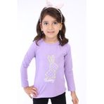 TOONTOY Kız Çocuk Baskılı Tişört 1 Yaş, 1 Yaş, 22535, Mavi, Kız bebek