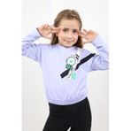 TOONTOY Kız Çocuk Baskılı Tişört 12-13 Yaş, 12-13 Yaş, 22513, Mavi, Kız çocuk