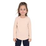 Toontoy Kız Çocuk Baskılı Tişört Bej 4 YAŞ