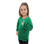 Toontoy Kız Çocuk Baskılı Tişört Çimen Yeşili 6 YAŞ