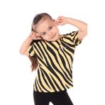 TOONTOY Kız Çocuk Baskılı Tişört Koyu Sarı 8 Yaş, 8 Yaş, 22444, Koyu Sarı, Kız çocuk