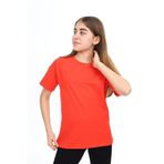 Toontoy Kız Çocuk Baskılı Tişört Nar Çiçeği 13-14 YAŞ