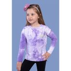 Toontoy Kız Çocuk Batik Desenli Tişört