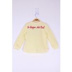 Toontoy Kız Çocuk Be Baskılı Sweatshirt Açık Sarı 6 YAŞ