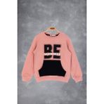 Toontoy Kız Çocuk Be Yourself Baskılı Sweatshirt - 5 Yaş - Somon