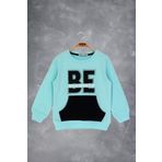 Toontoy Kız Çocuk Be Yourself Baskılı Sweatshirt Su Yeşili 7 YAŞ