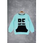 Toontoy Kız Çocuk Be Yourself Baskılı Sweatshirt Su Yeşili 8 YAŞ