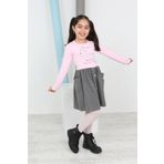 Toontoy Kız Çocuk Beauty Love Baskılı Elbise