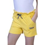 Toontoy Kız Çocuk Beli Lastikli İki Yanı Cepli Şort Sarı 6-7 YAŞ