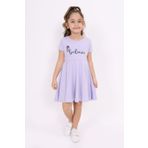 Toontoy Kız Çocuk Believe Baskılı Elbise Mavi 5 YAŞ