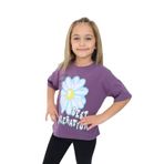 Toontoy Kız Çocuk Best Generatıon Baskılı Tişört Mor 8 YAŞ