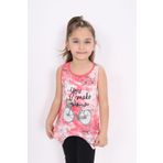 Toontoy Kız Çocuk Bisiklet Baskılı Atlet Nar Çiçeği 6 YAŞ