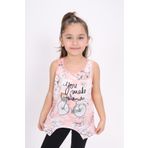Toontoy Kız Çocuk Bisiklet Baskılı Atlet Somon 8 YAŞ