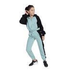 Toontoy Kız Çocuk Blok Renkli Eşofman Takımı Yeşil 12 YAŞ