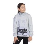 Toontoy Kız Çocuk Bol Yaka Reklektörlü Kanguru Cepli Sweatshirt Yeşil 8-9 YAŞ