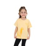 Toontoy Kız Çocuk Bunny Baskılı Tişört Sarı 3 YAŞ