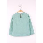 TOONTOY Kız Çocuk Çanta Nakışlı Sweatshirt Su Yeşili, 3 Yaş, 16125-, Su Yeşili, kız-çocuk