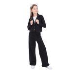 Toontoy Kız Çocuk Ceketli Takım Siyah 8-9 YAŞ