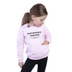 Toontoy Kız Çocuk Cep Detaylı Baskılı Sweatshirt - 3 Yaş - Açık Pembe