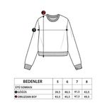 Toontoy Kız Çocuk Cep Detaylı Baskılı Sweatshirt Yeşil 6 YAŞ