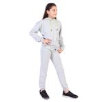 TOONTOY Kız Çocuk Cepli Armalı Eşofman Takım, 12-13 Yaş, 22136, Yeşil, kız-çocuk