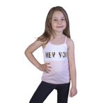 Toontoy Kız Çocuk Çevirmeli Pullu Hey You Baskılı Atlet Pudra 6 YAŞ