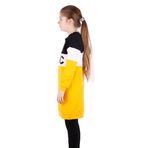 TOONTOY Kız Çocuk Chic Baskılı Kapşonlu Elbise 8 Yaş, 8 Yaş, 16257-, Hardal, Kız Çocuklar