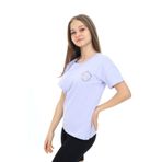 Toontoy Kız Çocuk Çiçek Ve You Look Baskılı Tişört Mavi 12-13 YAŞ