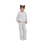 TOONTOY Kız Çocuk Çizgili Eşofman Takım 3 Yaş, 3 Yaş, 24820, Gri, kız-çocuk