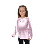 TOONTOY Kız Çocuk Çizgili Tişört 3 Yaş, 3 Yaş, 23185, Kırmızı, Kız Çocuklar