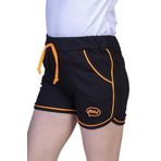 Toontoy Kız Çocuk Cool Nakışlı İki Yanı Cepli Şort Siyah 4-5 YAŞ