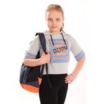 Toontoy Kız Çocuk Denım Baskılı Kapüşonlu Tişört Yeşil 6-7 YAŞ