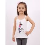 Toontoy Kız Çocuk Deniz Kızı Baskılı Pul İşlemeli Atlet
