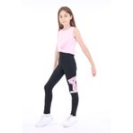 TOONTOY Kız Çocuk Dream Baskılı Tayt, 6-7 Yaş, 22707, Siyah, kız-çocuk