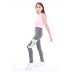 TOONTOY Kız Çocuk Dream Baskılı Tayt Antrasit, 6-7 Yaş, 22707, Antrasit Melanj, kız-çocuk