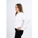Toontoy Kız Çocuk Düşük Omuz Gazeli Okul Sweatshirt Ekru 13-14 YAŞ