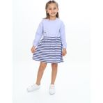 Toontoy Kız Çocuk Elbise - 4 Yaş - Mavi