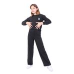 TOONTOY Kız Çocuk Eşofman Takım, 12 Yaş, 12 Yaş, 22617, Siyah, kız-çocuk
