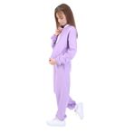 TOONTOY Kız Çocuk Eşofman Takım, 6-7 Yaş, 6-7 Yaş, 22588, Lila, kız-çocuk