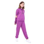 TOONTOY Kız Çocuk Eşofman Takım 6-7 Yaş, 6-7 Yaş, 22591, Mor, kız-çocuk