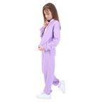 TOONTOY Kız Çocuk Eşofman Takım, 8-9 Yaş, 8-9 Yaş, 22588, Lila, kız-çocuk