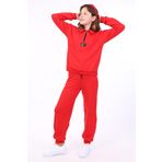 Toontoy Kız Çocuk Eşofman Takım Kırmızı 10-11 YAŞ