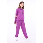 Toontoy Kız Çocuk Eşofman Takım Mor 13-14 YAŞ