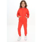 Toontoy Kız Çocuk Eşofman Takım - Nar Çiçeği - 2 Yaş