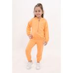 Toontoy Kız Çocuk Eşofman Takım Oranj 4 YAŞ