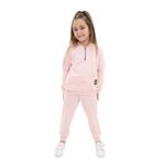Toontoy Kız Çocuk Eşofman Takım - Pudra - 3 Yaş